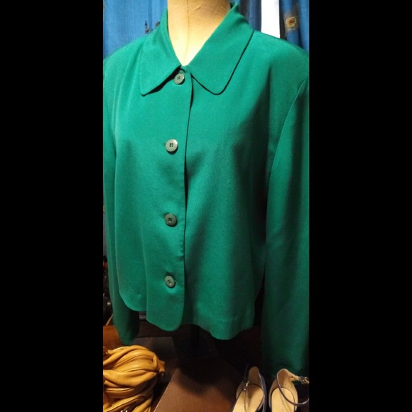 Pat Argenti teal blazer - Picture 2 of 6